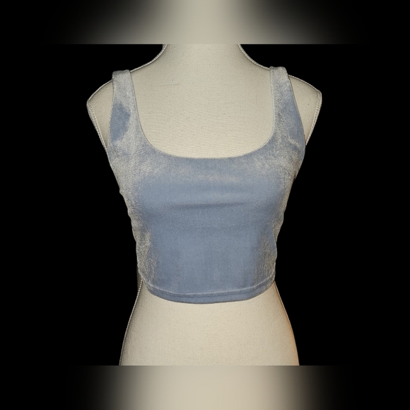 Athleta Womens Velvet Cut Out Crop A-C Size Small - Picture 4 of 13